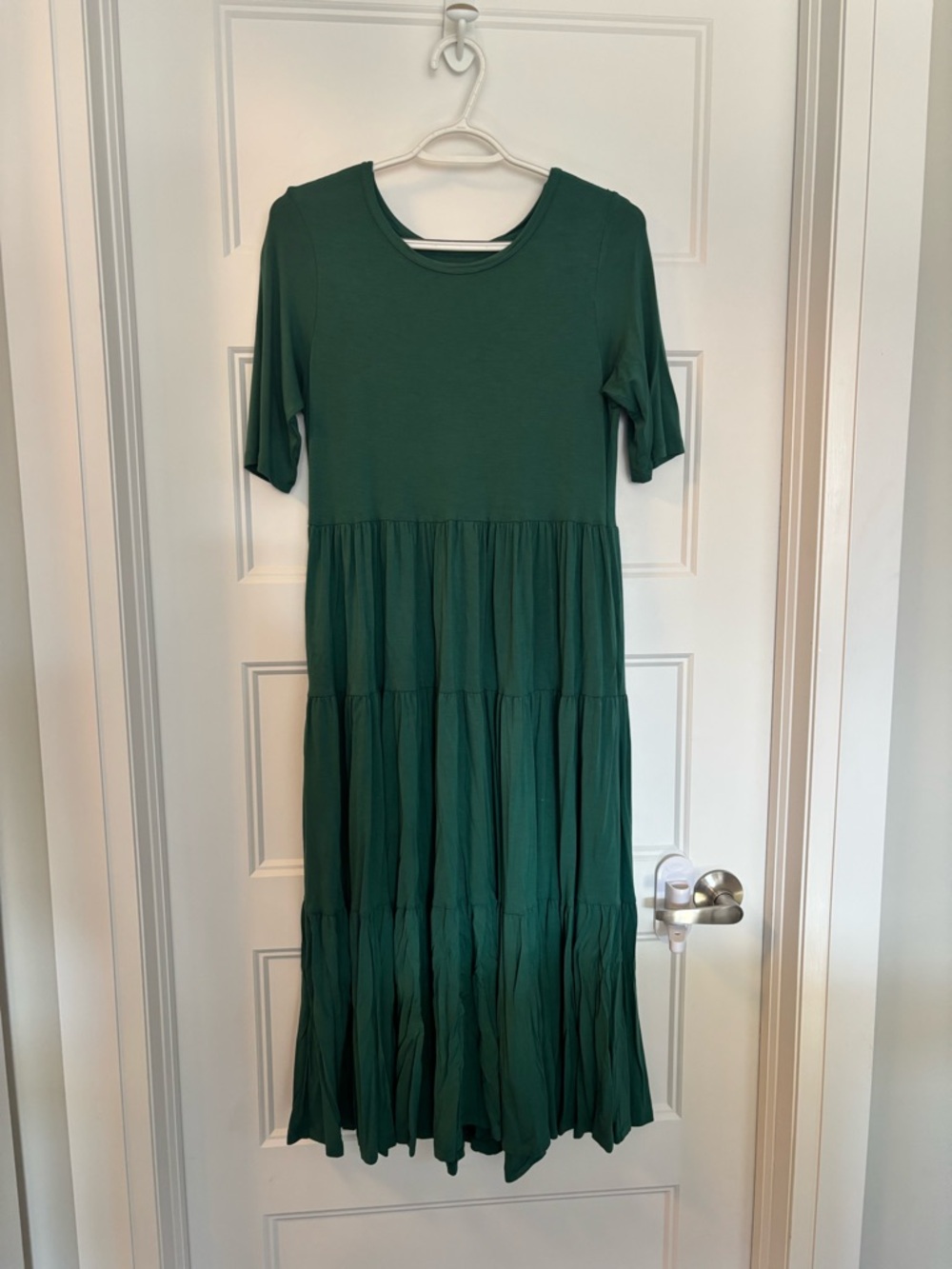 Kyte BABY Emerald Green Tiered Dress